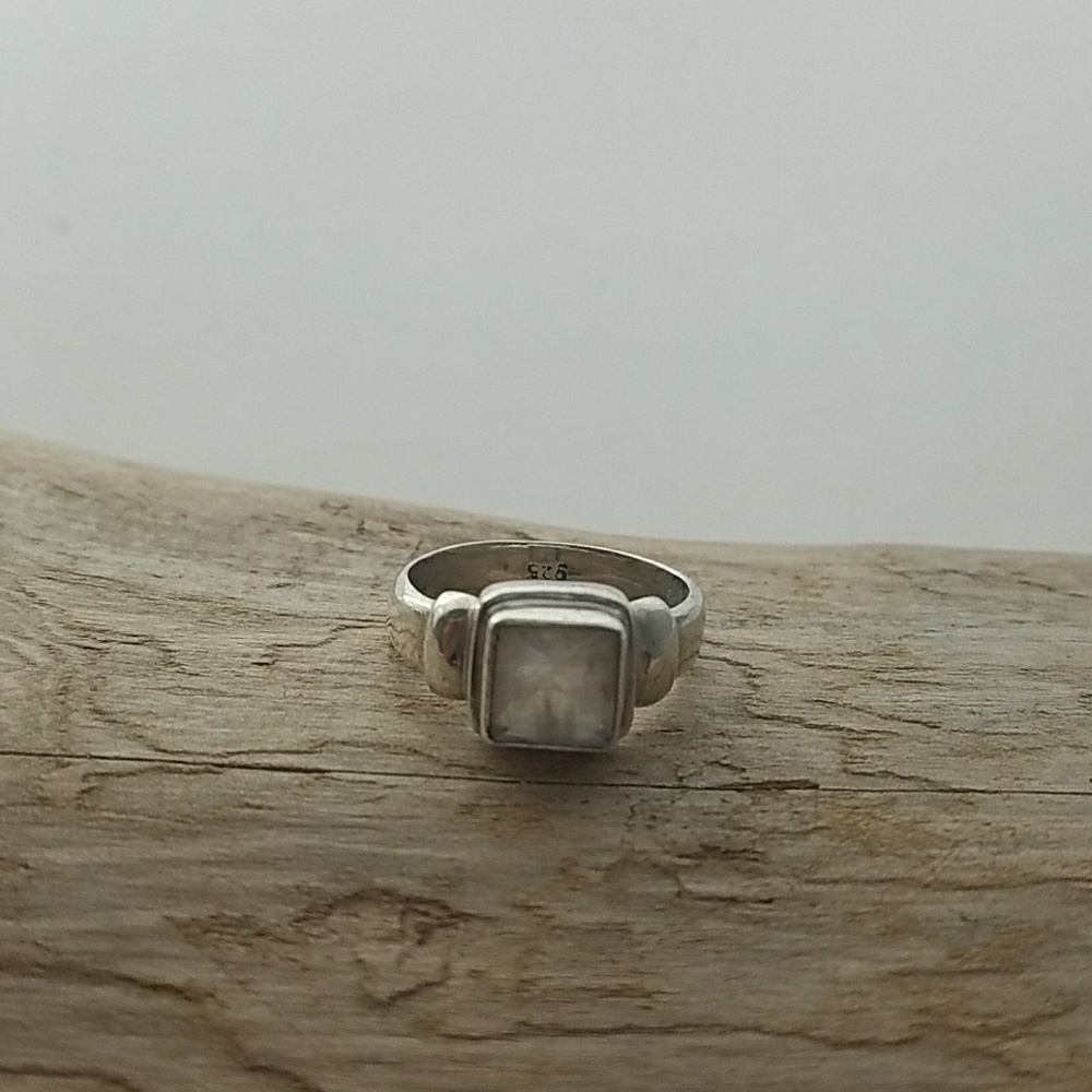 Sterling Silver Moon Stone Ring